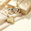 Heart Locket Necklace with Photo Big Heart Locket Vintage Locket Necklace Sibling Best Friend Personalized gift for her Christmas Gift