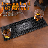 Personalised Bar Mat Non-slip PVC Rubber