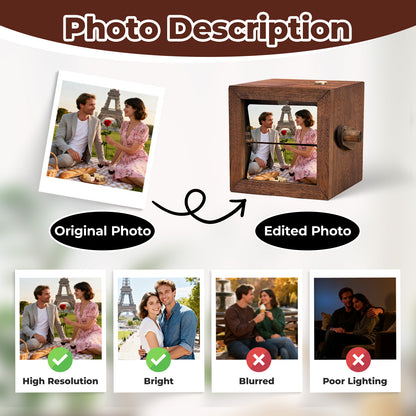 Personalized Flip Photo Box – Bring Your Memories to Life