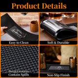 Personalised Bar Mat | Gifts for Bartender Drinking Lover Cocktail Lover | 2 Sizes Available