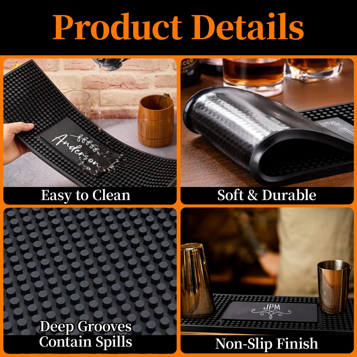 Personalized Bar Mat