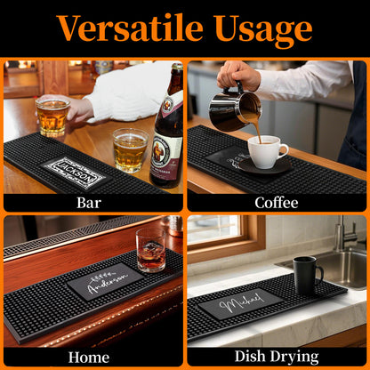 Personalized Bar Mat