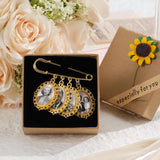 Personalized Wedding Photo Charm Memorial Bridal Bouquet Groom Memorial Pin Wedding Memorial Gifts