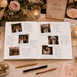 Letters to the Bride Scrapbook Custom Wedding Memory Book Wedding Guest Book Alternative Newly Engaged Gift for Her