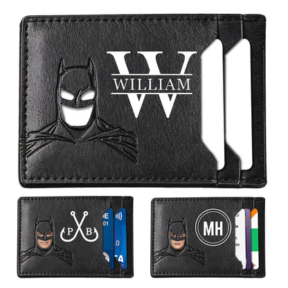 Personalized Bat Wallet with Name