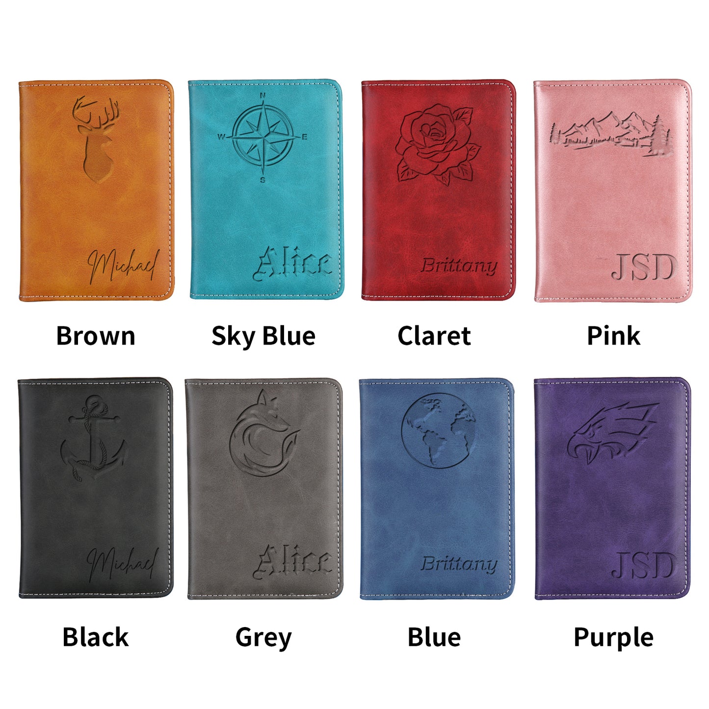 Personalized Refillable Notebook Leather Cover, Compatible with Moleskine Cahier