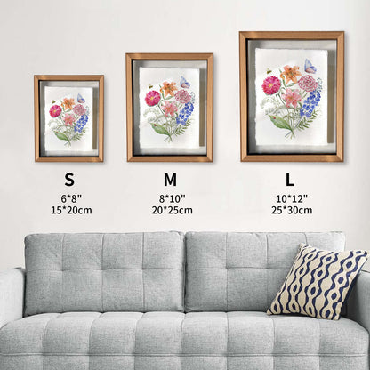Personalized Birth Flower Family Sign