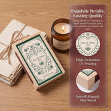 Personalized Matchbooks Custom Photo Name Matchbooks Wooden Matchbox Art for Couples Wedding Birthday Table Decor Without Matches Gifts for Bride Groom Husband Wife Family Friends