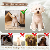 Custom Pet Pillow with Photo Double-Side Printing Pillow 3D Printing Shaped Pillow Stuffed Plush Toy Pillow Back to School Gift Pet Lover Gift Pet Memorial Gift Birthday Gift Bedding Pillow