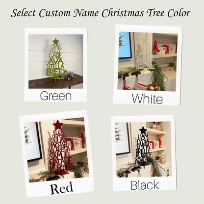 Personalized Christmas Tree Ornaments with Name