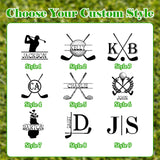 Personalized Golf Cart Seat Cover Custom Name Initial or Logo