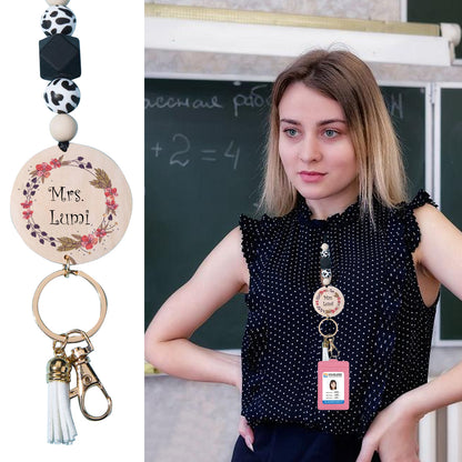 Custom Name Teacher Lanyard