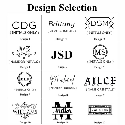 Personalized Mens Wallet, Customized Monogram Wallet for Men, Custom PU Leather Wallet